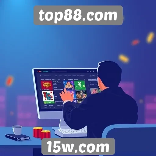 Experiência do usuário no site top88.com